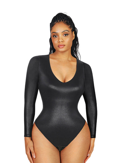 Long Sleeve Bodysuit - Enhance Your Figure with Comfort & Style