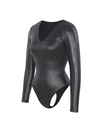 Long Sleeve Bodysuit - Enhance Your Figure with Comfort & Style
