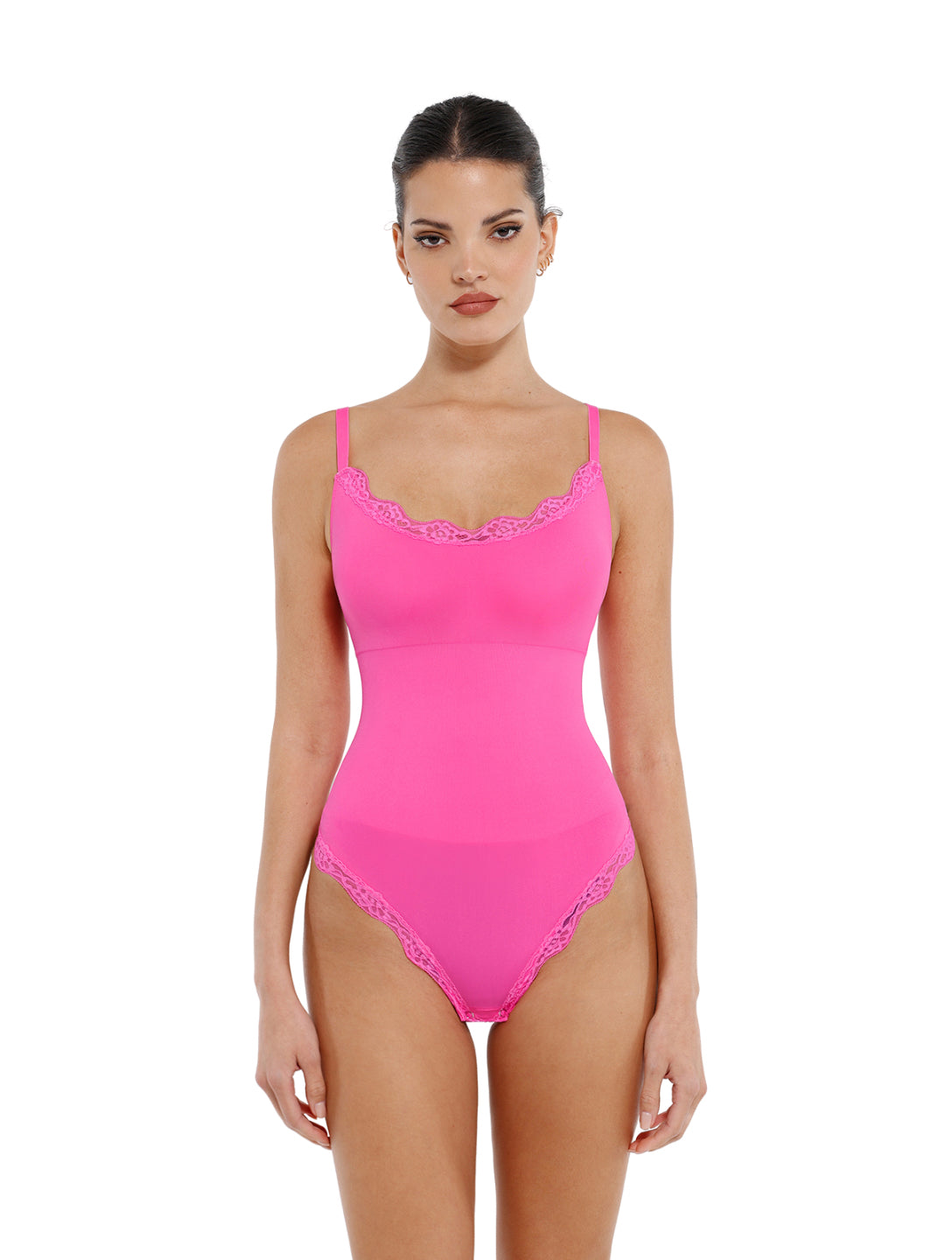 Seamless Lace Bodysuit - Comfort, Style & Figure Enhancement