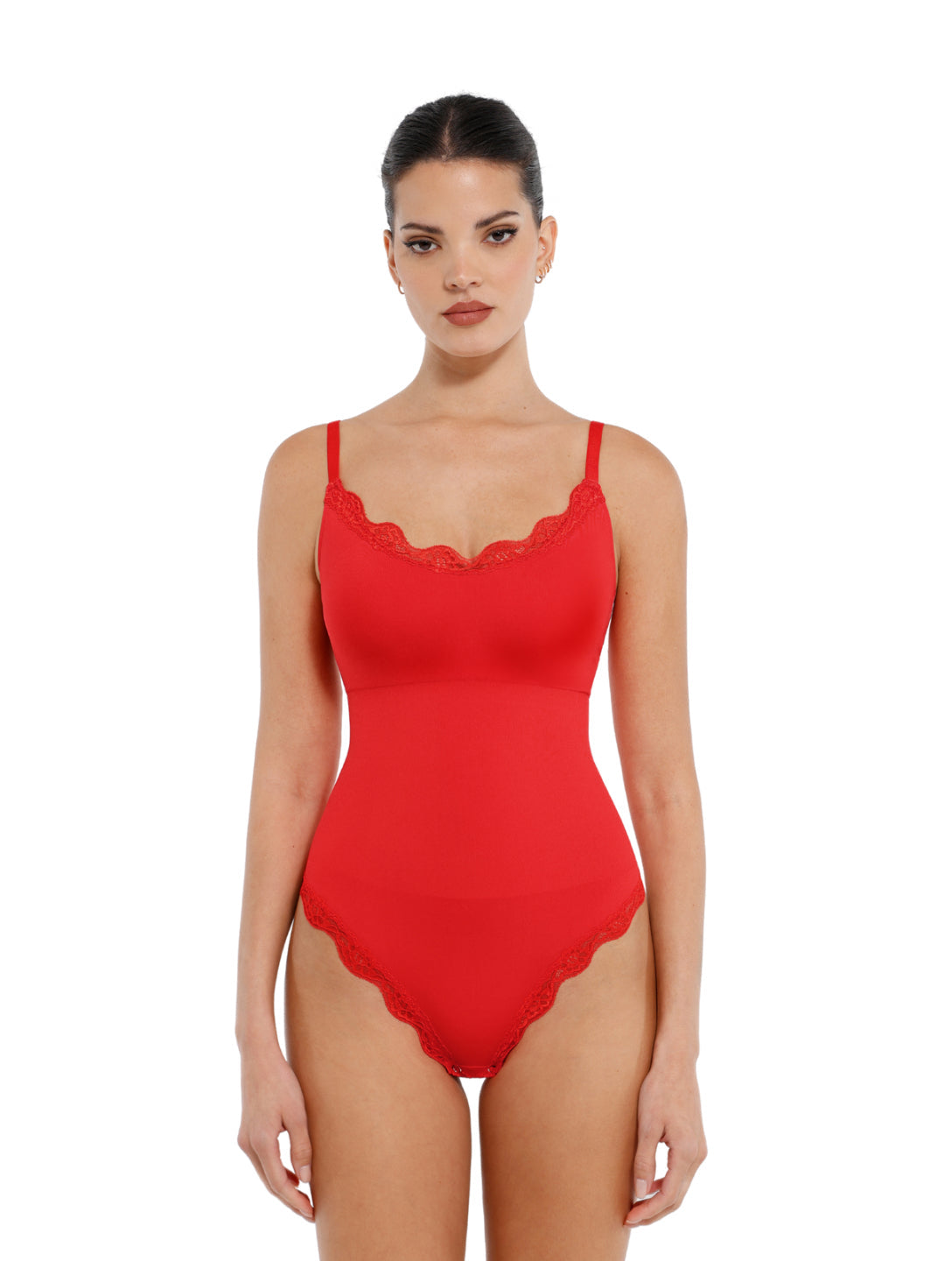 Seamless Lace Bodysuit - Comfort, Style & Figure Enhancement