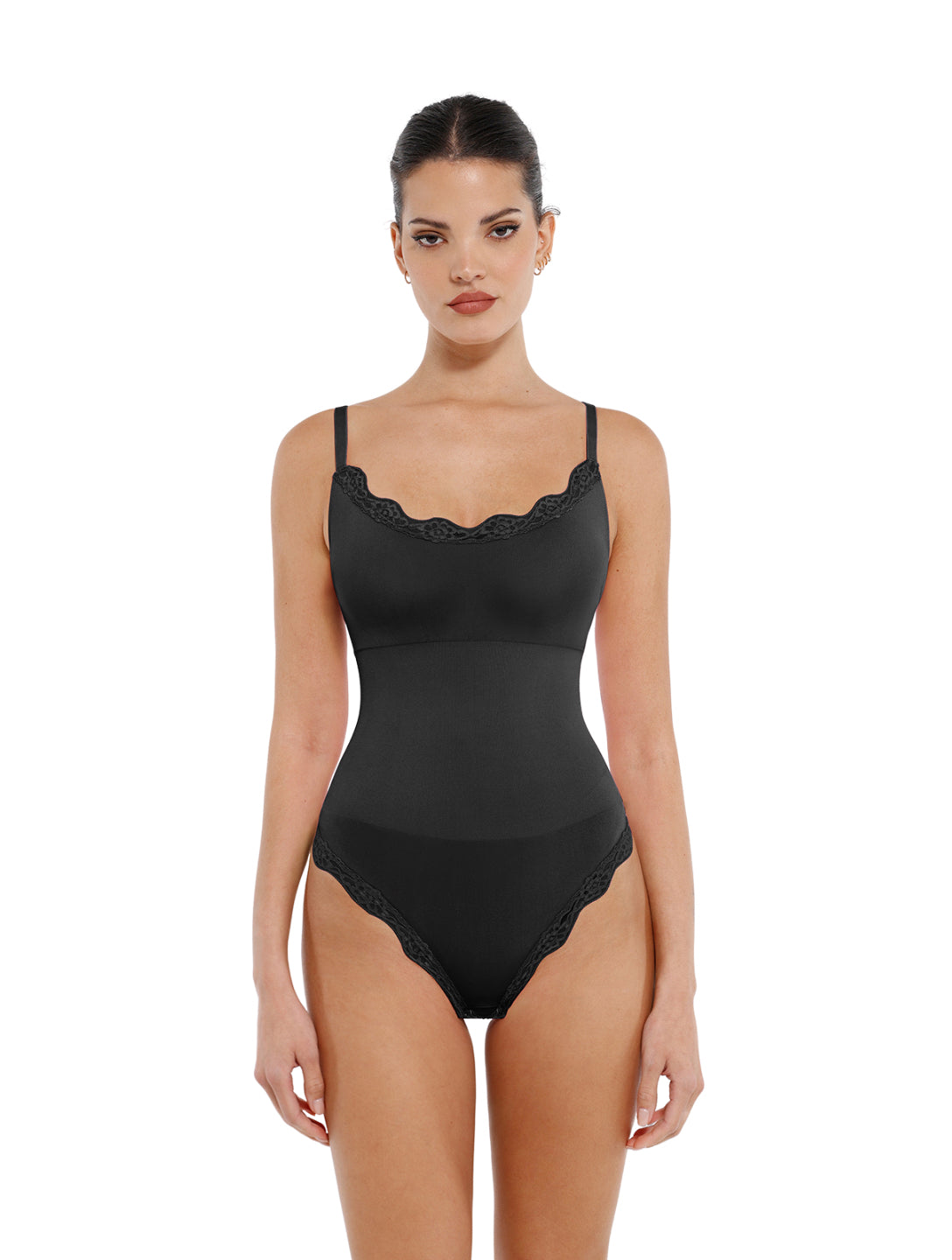 Seamless Lace Bodysuit - Comfort, Style & Figure Enhancement