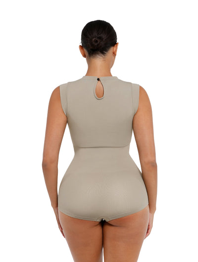 Underlove High Neck Shapewear Bodysuit - 360° Control & All-Day Comfort