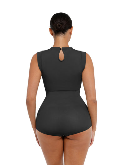 Underlove High Neck Shapewear Bodysuit - 360° Control & All-Day Comfort