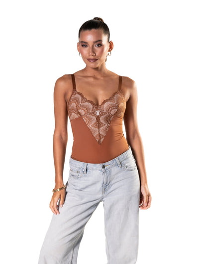 Underlove Long Sleeve Shapewear Bodysuit - Enhance Curves & Comfort