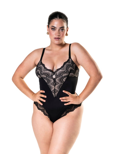 Underlove Long Sleeve Shapewear Bodysuit - Enhance Curves & Comfort