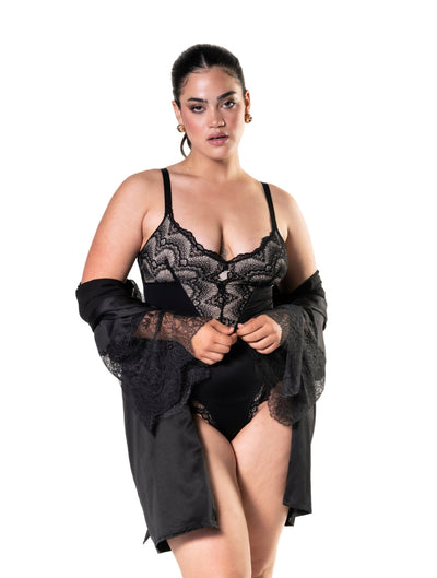 Underlove Long Sleeve Shapewear Bodysuit - Enhance Curves & Comfort