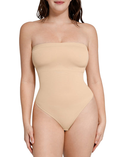 Strapless Shapewear Bodysuit - Ultimate Comfort & Abdomen Support